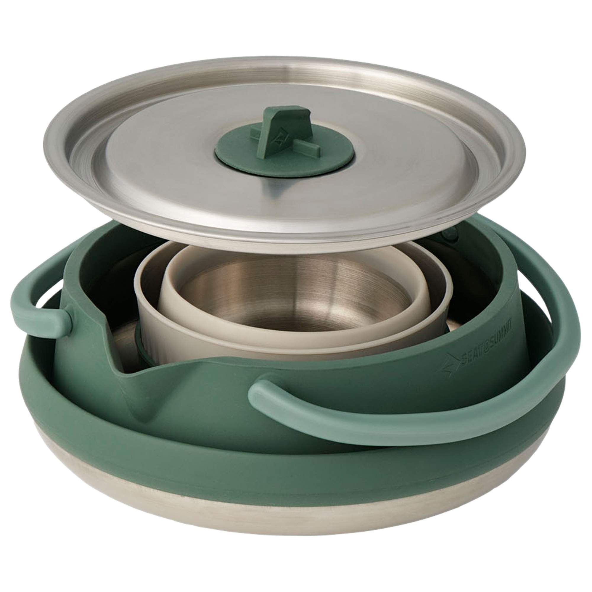 Sea to Summit DETOUR STAINLESS STEEL KETTLE COOK SET - [2P] [3 PIECE] - Kaffeekessel