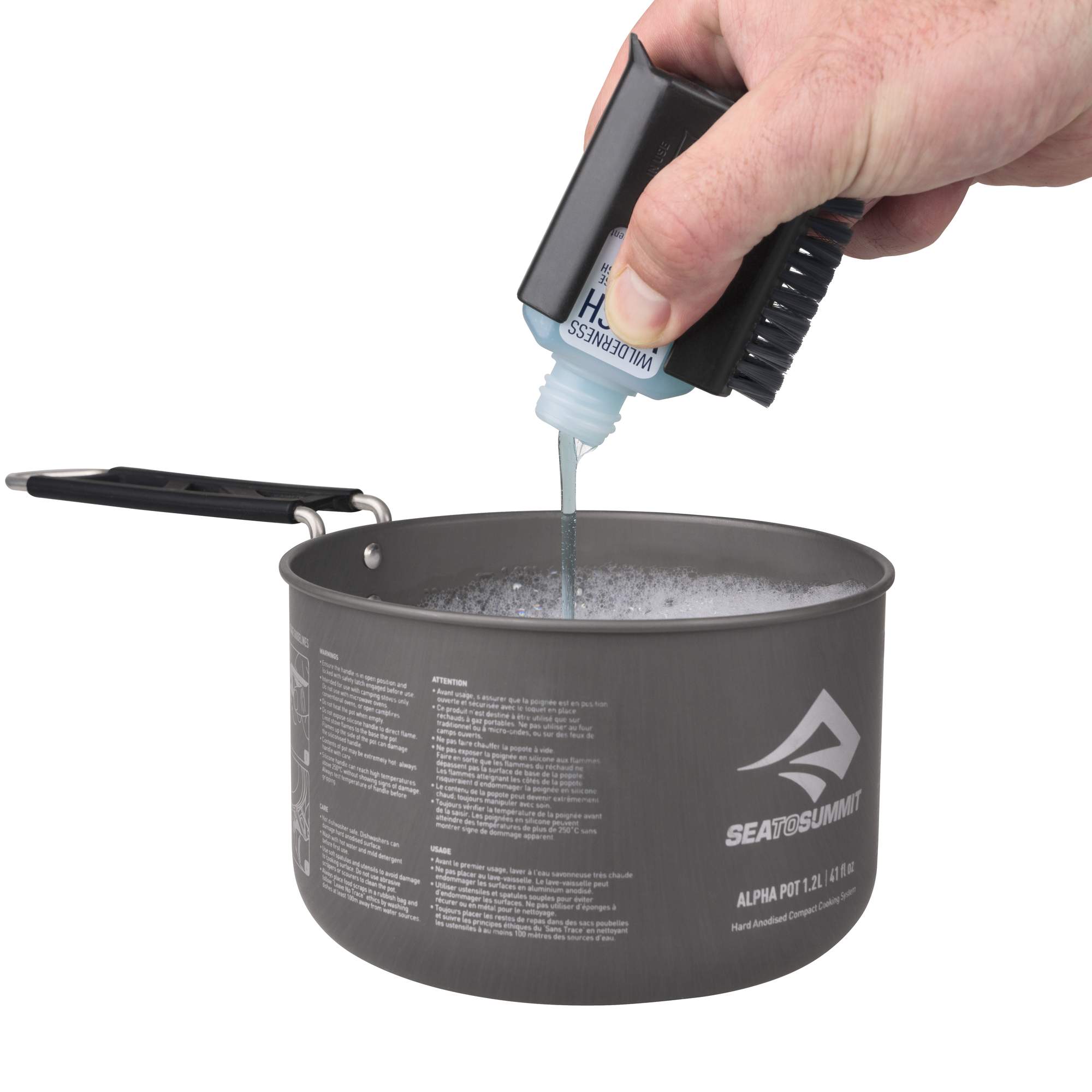 Sea to Summit CAMP KITCHEN POT SCRUBBER 2 PIECE SET - Abwaschzubehör