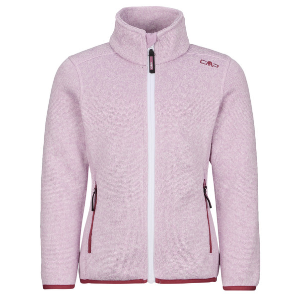 KID G JACKET Kinder - Fleecejacke-DAWN PINK-BIANCO