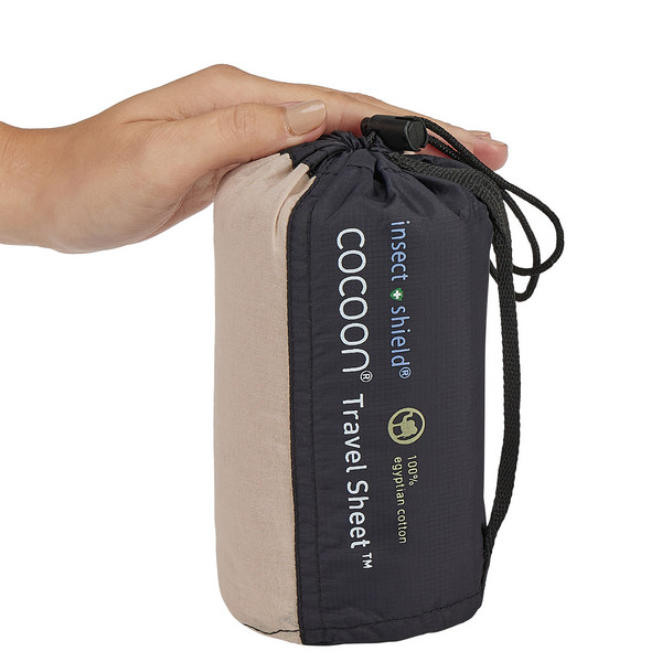 Cocoon TRAVELSHEET - INSECT SHIELD - EGYPTIAN COTTON - Schlafsack Inlett Ansicht 3