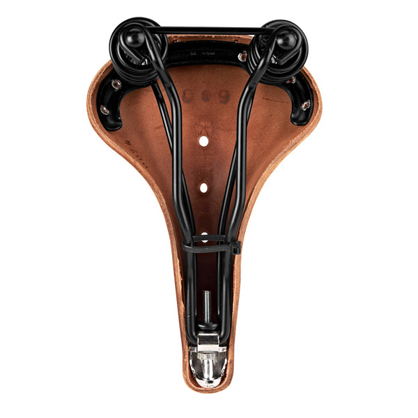 Brooks England SADDLE FLYER, LEATHER, HONEY - Fahrradsattel Ansicht 4
