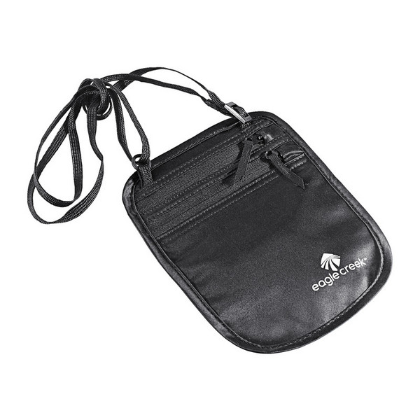 SILK UNDERCOVER NECK WALLET - Wertsachenaufbewahrung-BLACK