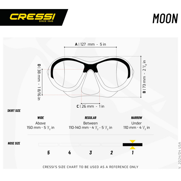 Cressi MOON KID Kinder - Schnorchelausrüstung Ansicht 2