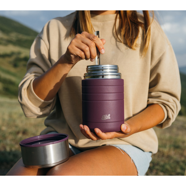 Esbit TITAN BESTECK-SET, 3 TEILIG, MIT SILIKON-MANSCHETTE - Campingbesteck Ansicht 15