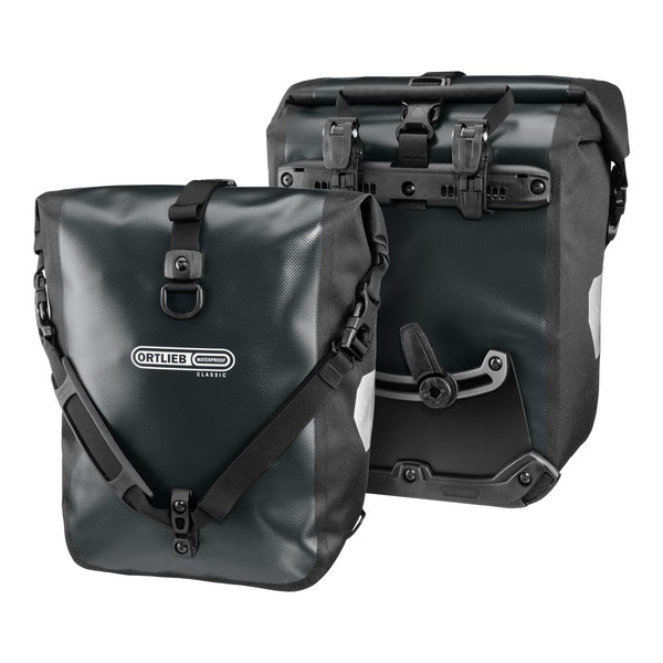 SPORT-ROLLER - Fahrradtaschen-ASPHALT/SCHWARZ