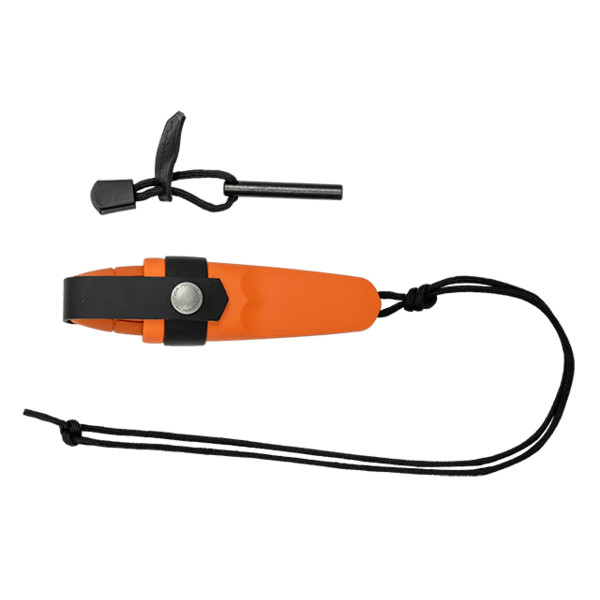 ELDRIS WITH FIRE KIT (S) - Feststehendes Messer-BURNT ORANGE