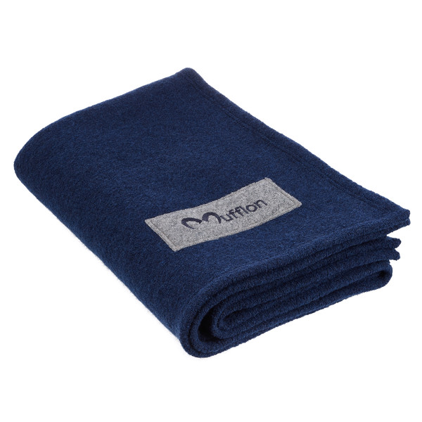 MU-PLAID II - Decke-NIGHT BLUE