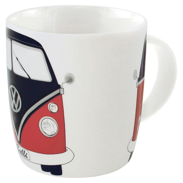 Brisa VW T1 BUS KAFFEETASSE IN GESCHENKBOX - ROT/SCHWARZ - Becher Ansicht 1