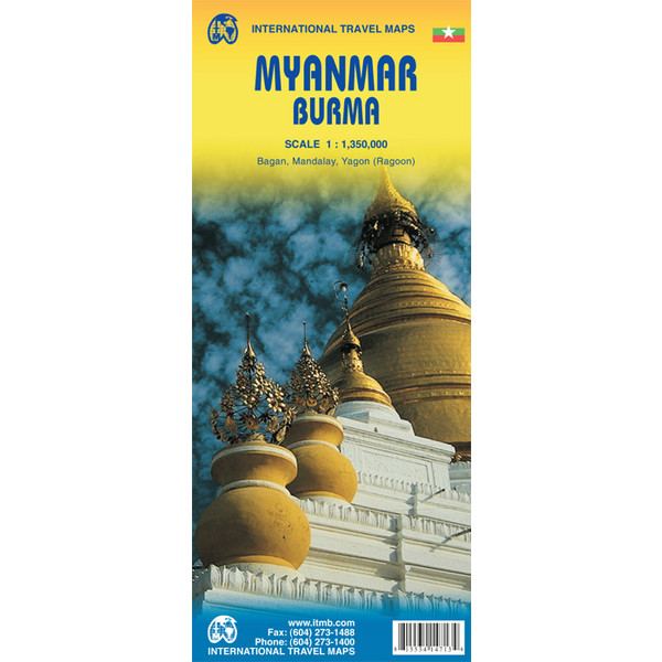 MYANMAR / BURMA - Karte
