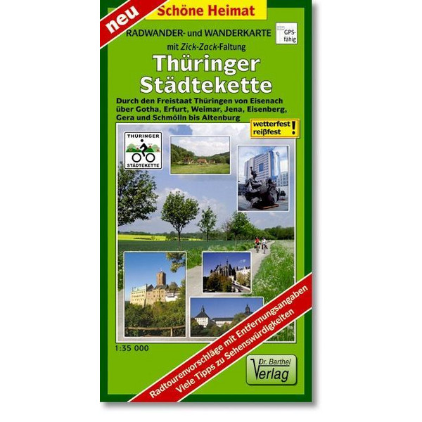 STÄDTEKETTE RADWANDER- UND WAN - Wanderkarte