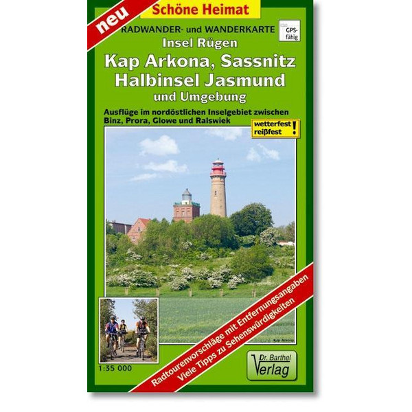 KAP ARKONA, SASSNITZ, HALBINSEL J - Wanderkarte