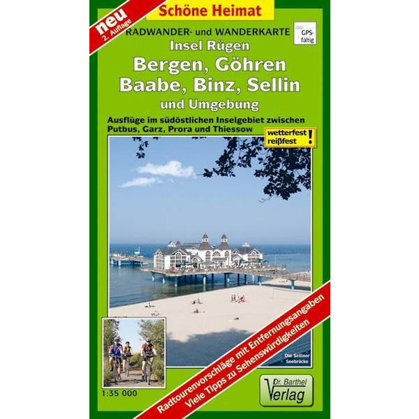 BERGEN, GÖHREN, BAABE, BINZ, SELL - Wanderkarte