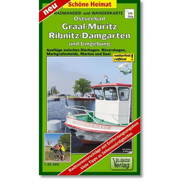 GRAAL-MÜRITZ, RIBNITZ-DAMGARTE - Wanderkarte