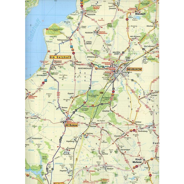 HANSESTADT WISMAR, INSEL POEL, BOLTENHAG - Wanderkarte Ansicht 3