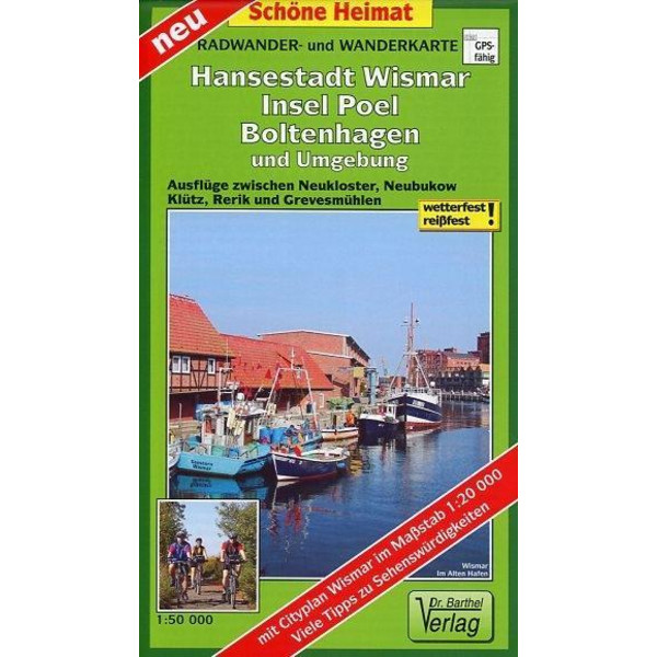 WISMAR, INSEL POEL, BOLTENHAG - Wanderkarte