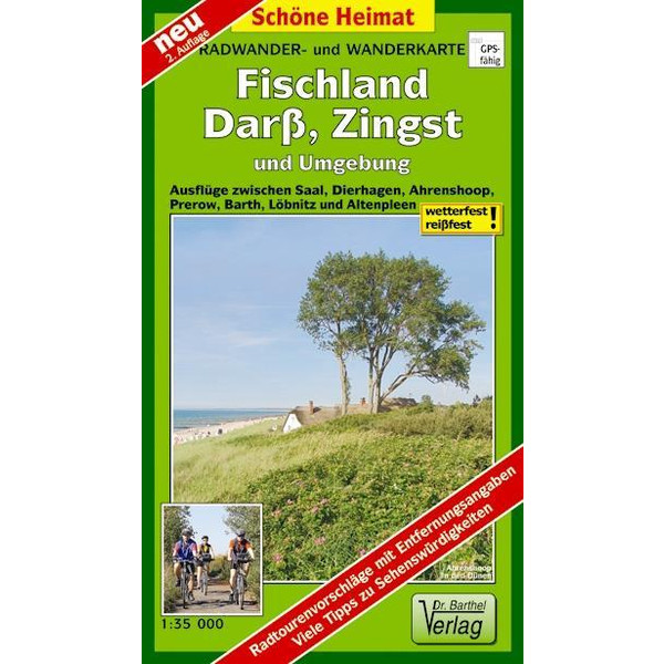 DARß, ZINGST UND UMGEBUNG RAD - Wanderkarte