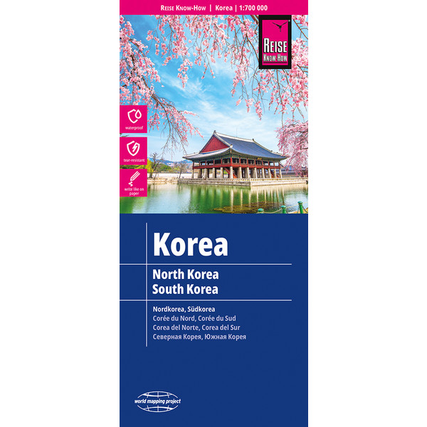 WMP KOREA, NORD UND SÜD - Straßenkarte