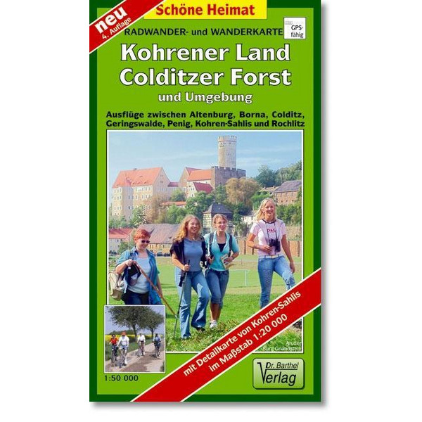 LAND, COLDITZER FORST UND UMGEBUNG - Wanderkarte