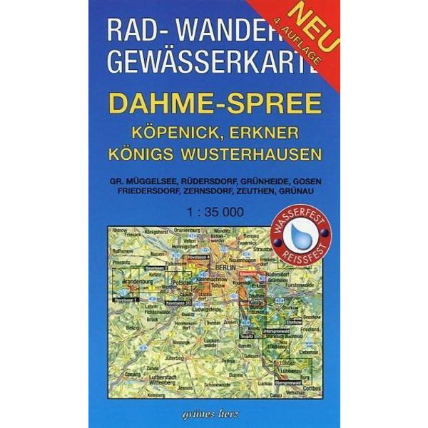 DAHME-SPREE - KÖPENICK, ERKNER - Fahrradkarte