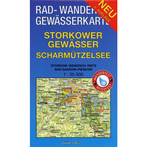 STORKOWER GEWÄSSER - SCHARMÜTZ - Wanderkarte