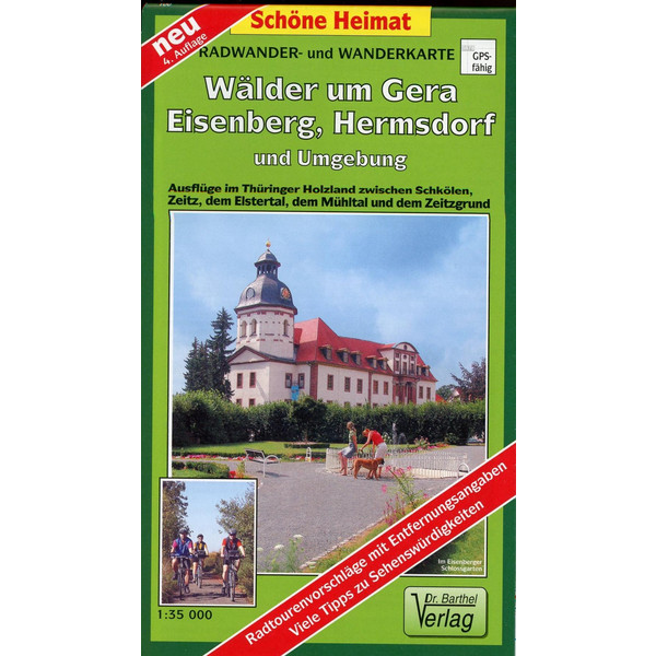 UM GERA, EISENBERG, HERMSDORF UND - Wanderkarte