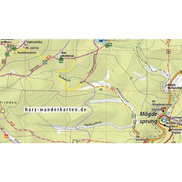 DER OSTHARZ 1:30.000 - Fahrradkarte Ansicht 3