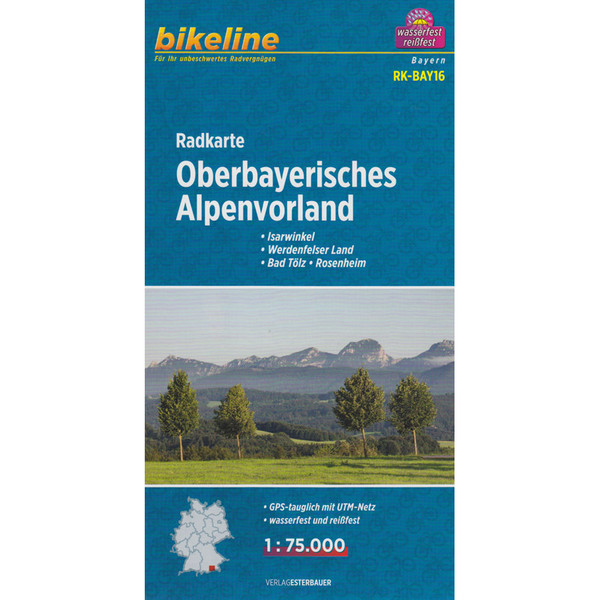 RK OBERBAYERISCHES ALPENVORLAND - Fahrradkarte
