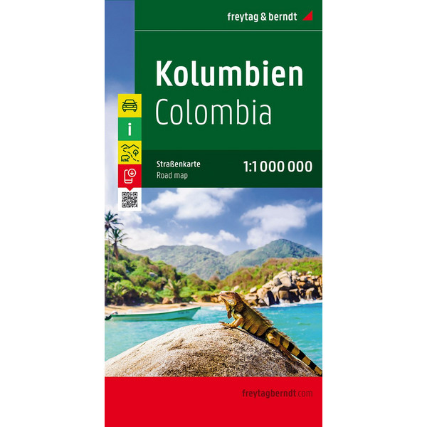 KOLUMBIEN 1:1 MIO. - Straßenkarte
