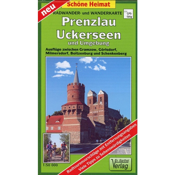UND WANDERKARTE PRENZLAU, UCKERSEEN - Wanderkarte
