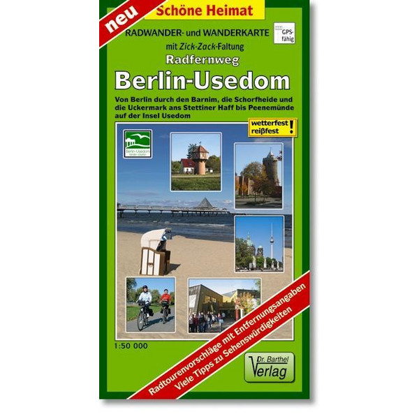 RADWANDER- UND WANDERKARTE RADWEG BERLIN - Wanderkarte Ansicht 1