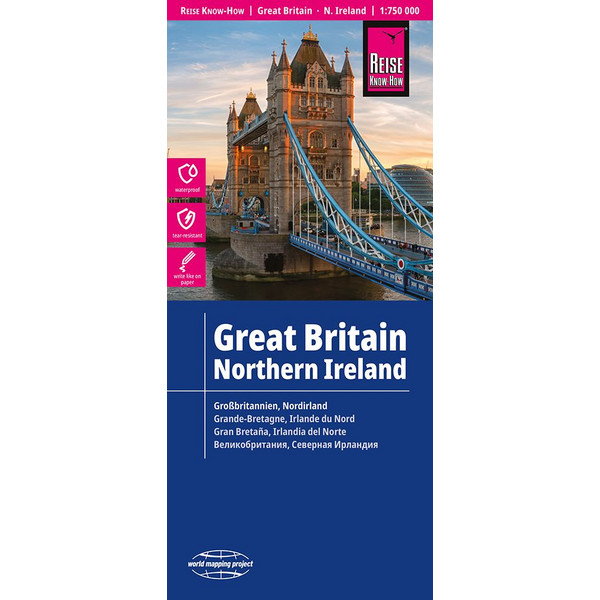 WMP GROßBRITANNIEN 1:750.000 - Straßenkarte