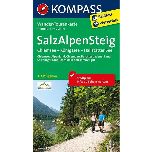 SALZ-ALPEN-STEIG - Wanderkarte