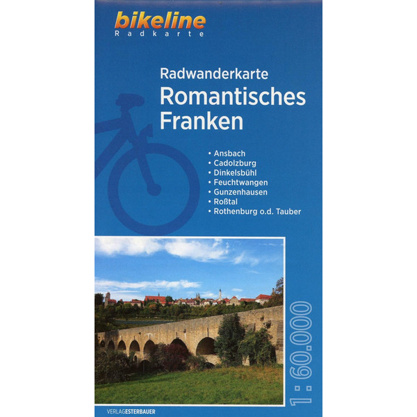 BIKELINE RK ROMANTISCHES FRANKEN - Fahrradkarte Ansicht 1