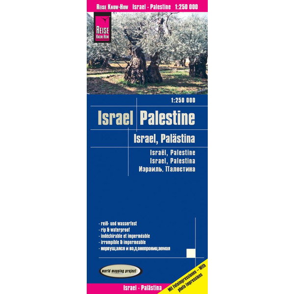 WMP ISRAEL, PALÄSTINA - Straßenkarte