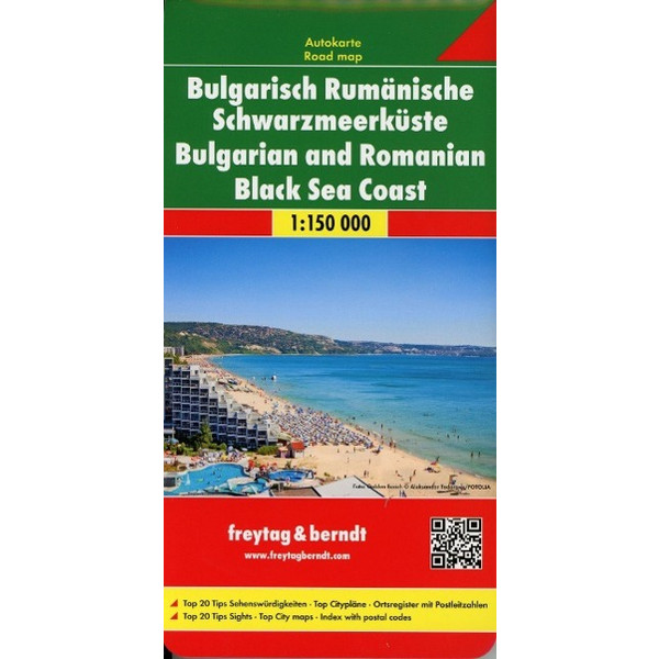 FUB BULGARISCH RUMÄNISCHE SCHWARZMEERKÜS - Straßenkarte Ansicht 1