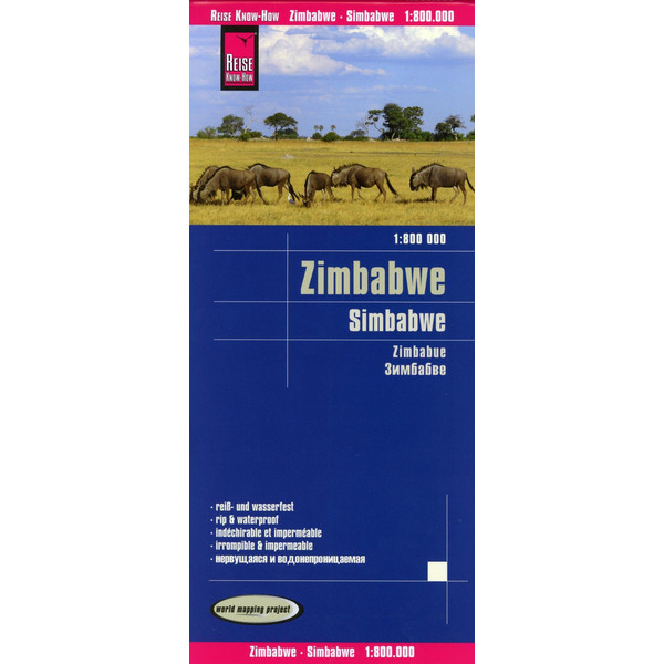 WMP SIMBABWE (1:800.000) - Straßenkarte