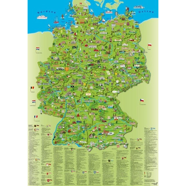 DEUTSCHLANDKARTE POSTER
