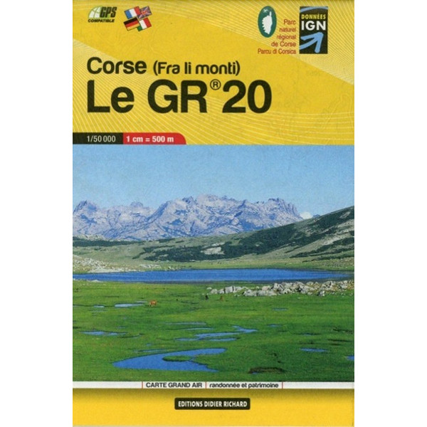LIBRIS WANDERKARTE 20 CORSE 1 : 50 000 Ansicht 1