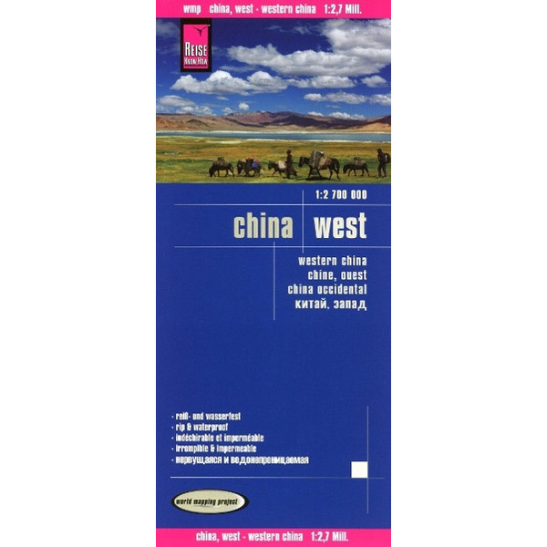 WMP CHINA, WEST - Straßenkarte