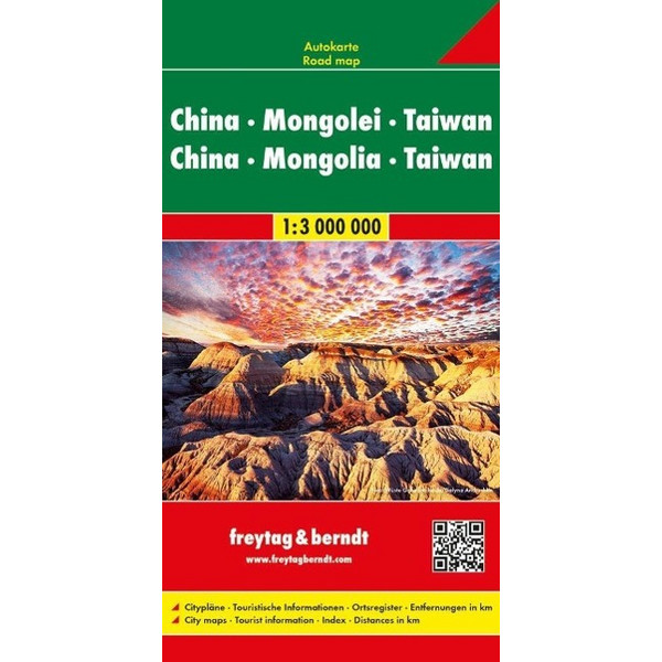 CHINA MONGOLEI 1:3.000.000 - Straßenkarte