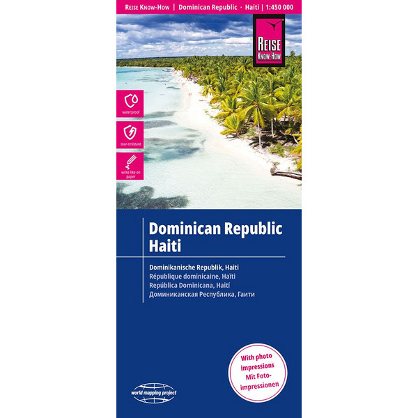RKH WMP DOMINIKANISCHE REPUBLIK, HAITI - Straßenkarte Ansicht 1