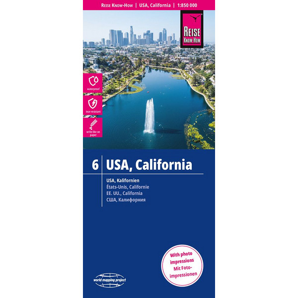 WMP USA 6, KALIFORNIEN - Straßenkarte