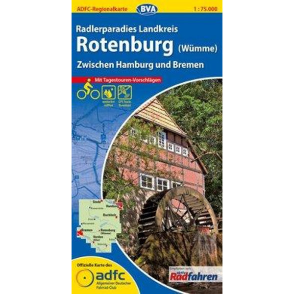 1:75 000 LANDKREIS ROTENBURG - Fahrradkarte