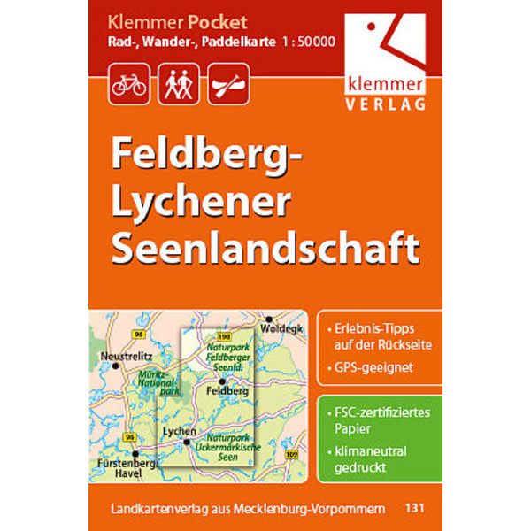 - LYCHENER SEENLANDSCHAFT - Karte