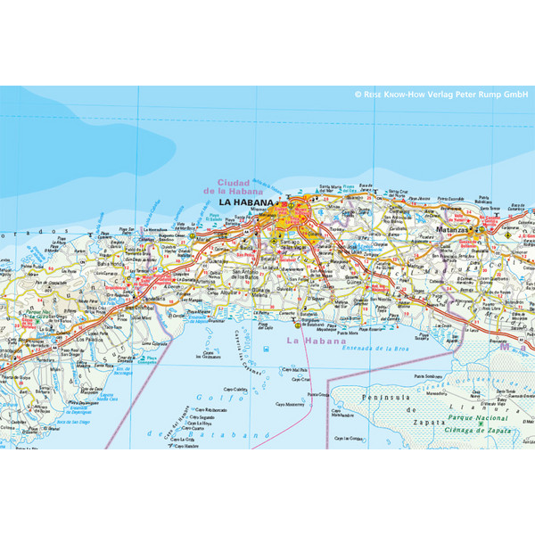 RKH WMP CUBA 1 : 650.000 - Straßenkarte Ansicht 2