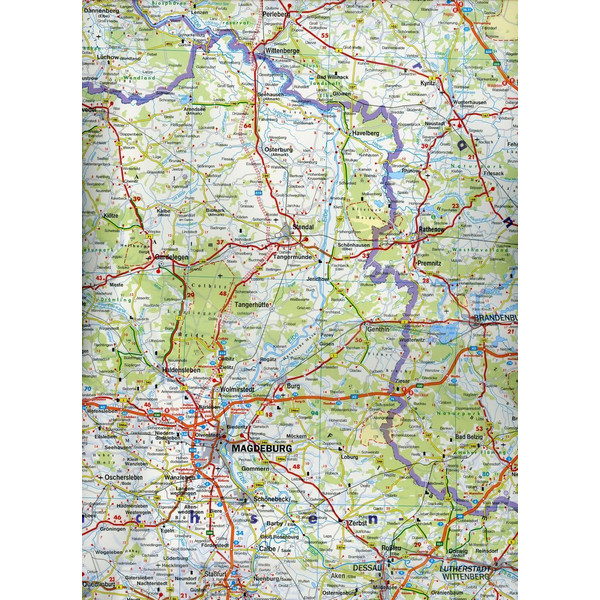 F+B DEUTSCHLAND OST 1:500.000 AUTOKARTE - Straßenkarte Ansicht 4