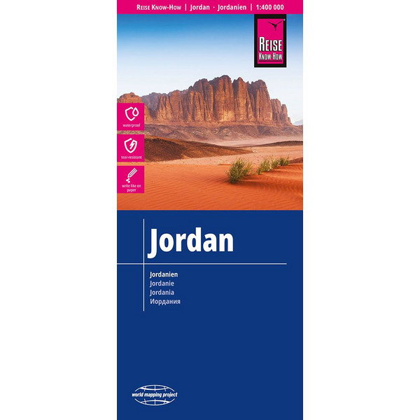 WMP JORDANIEN 1:400.000 - Straßenkarte