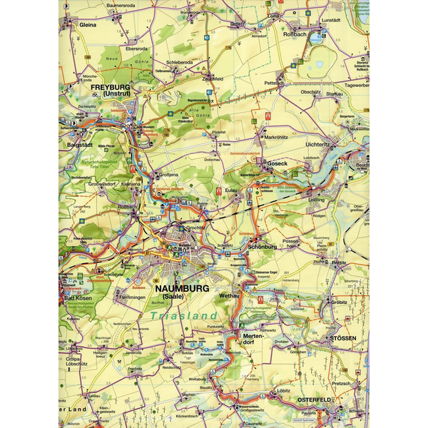 NAUMBURG 1 : 75 000 POCKET FAHRRADKARTE - Fahrradkarte Ansicht 3