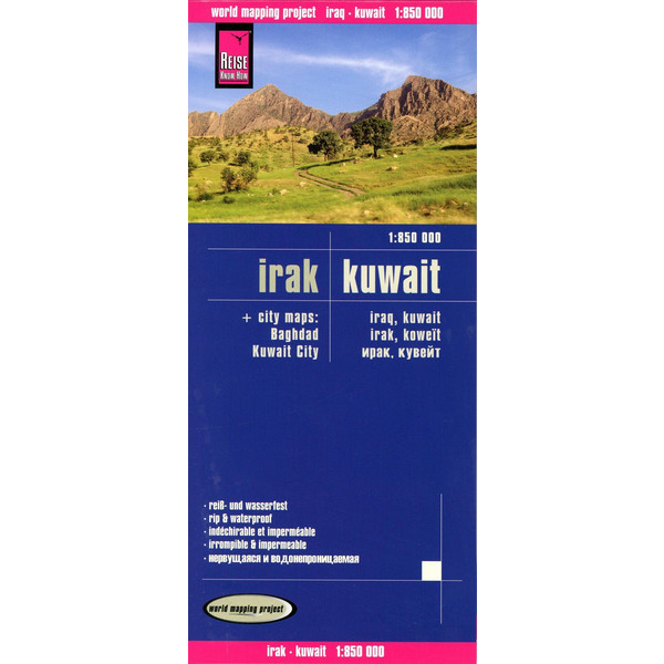 RKH WMP IRAK, KUWAIT 1:850.000 - Straßenkarte Ansicht 1