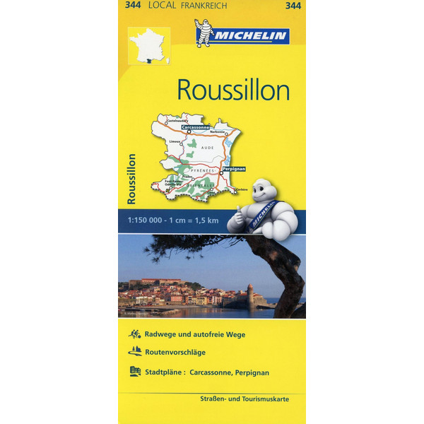 ROUSSILLON - Straßenkarte